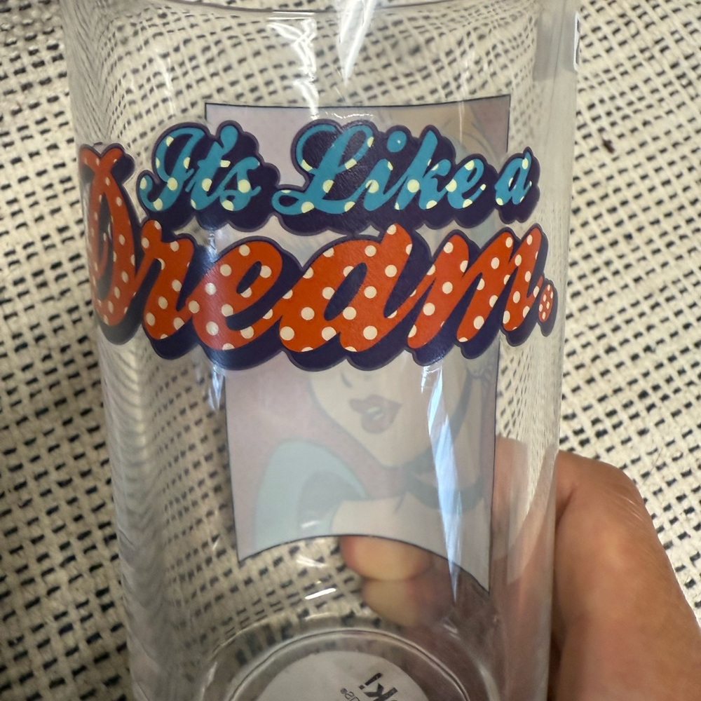 Zak! Disney Princess Cinderella It's Like A Dream 15oz Glass Tumbler - Picture 2 of 6